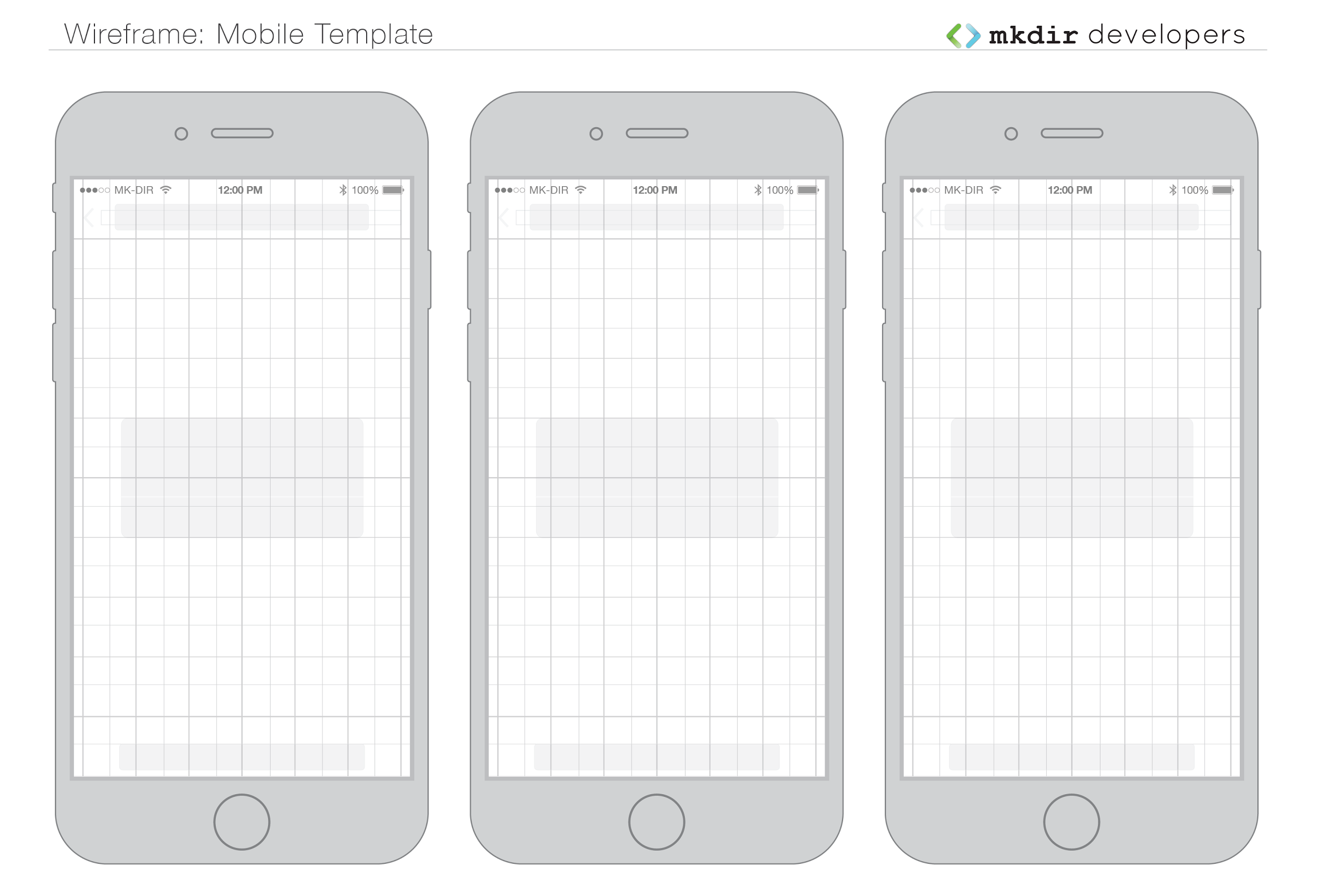 template-wire-frames